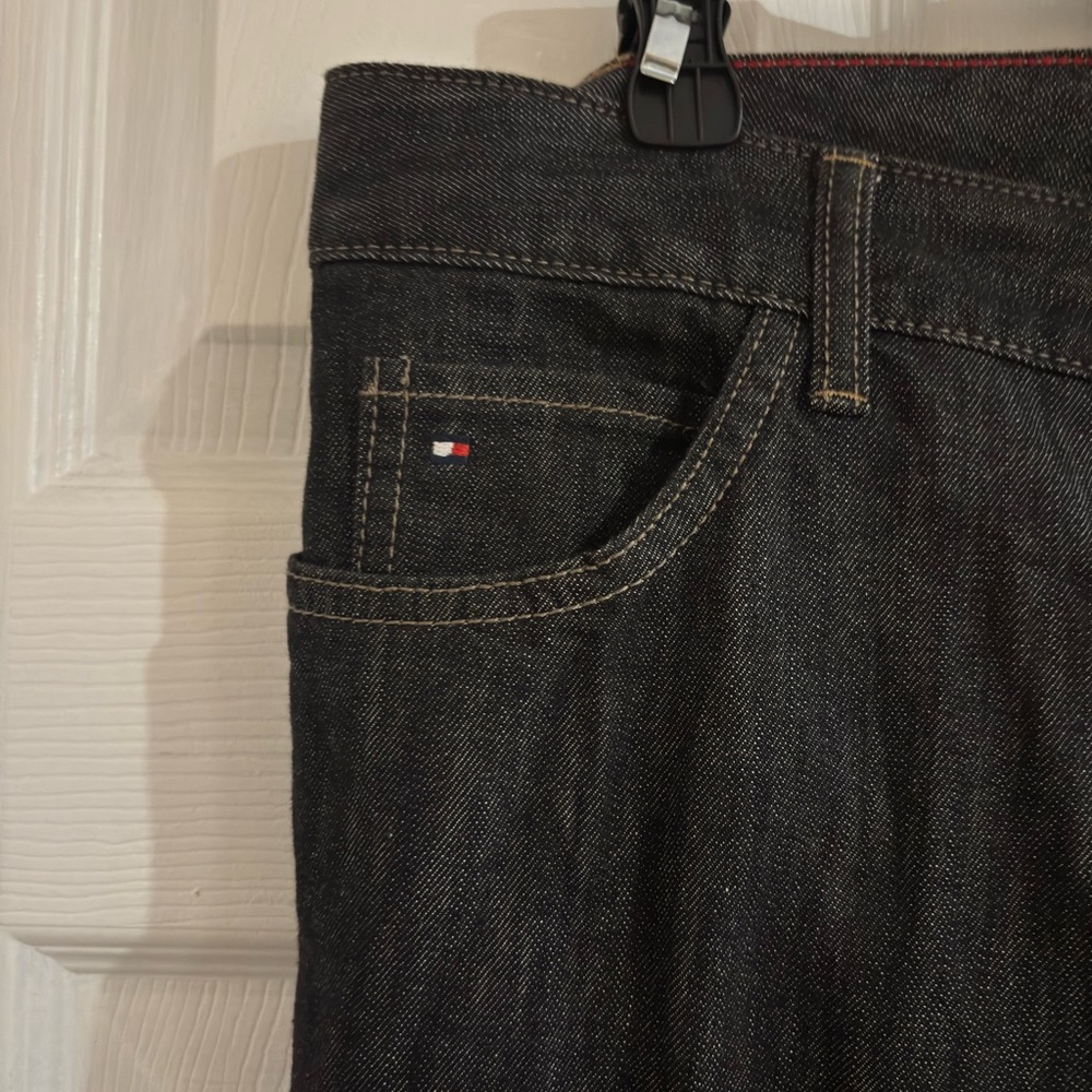 Tommy Hilfiger Men's Black Bootcut Jeans - Picture 2 of 5